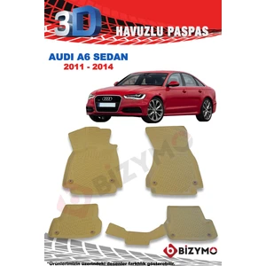Audi A6 Sedan 2011-2014 3D Bej Paspas Takımı Bizymo