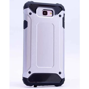 noktaks - Samsung Galaxy J7 Prime - Kılıf Çift Katman Zırh Tank Crash Military Kapak - Gri - T2460
