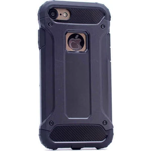 noktaks - Apple iPhone 6 - Kılıf Çift Katman Zırh Tank Crash Military Kapak - Siyah - T2450