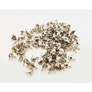 Yiğit Aksesuar Gümüş Renk Düğüm Kapama Takı Malzemesi 200 Adet