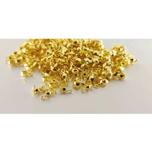Yiğit Aksesuar Gold Renk Düğüm Kapama Takı Malzemesi 200 Adet