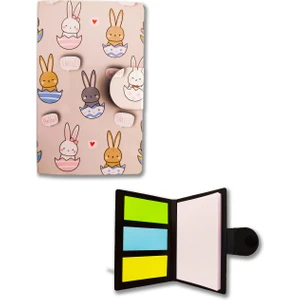 Tavşan Mini Cep Yapışkanlı Notebook