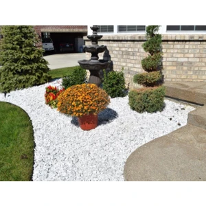 Beyaz Dolomit Taş 2kg 3-6cm Doğal Renkli Peyzaj Taşı Dekoratif Akvaryum Bahçe Süs Taşları