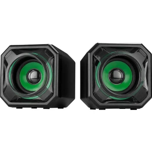 Md-177 2.0 5W * 2 Yeşil Mini Usb Speaker