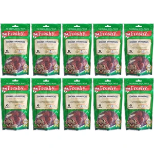 Tavuk Butları 10'lu Set - Taze Tavuk Etli Kalsiyum Kemikleri - 10 x 90G