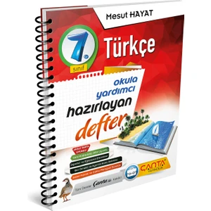 Çanta Yayınları 7. Sınıf Defter Hazırlayan Türkçe - Mesut Hayat