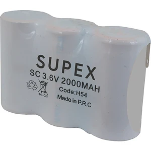 Yanyana Süpürge Pili 3.6V 2000 Mah 3'lü
