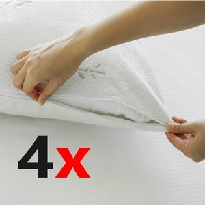 Iç Yastık Kılıfı Fermuarlı 4 Adet Terletmeyen Serin Tutan Hava Alan Minder Kılıfı