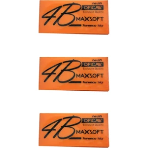 Maxsoft 4b Silgi Turuncu 3'lü