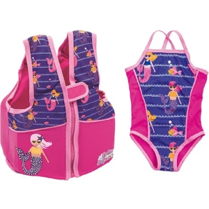 32164 Swim Safe Mayo+Köpük Can Yeleği Kız
