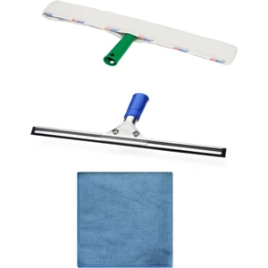 Fırsat Yapı Market Camsil Silme Aparatı Çekçek Metal 45CM+ Mikrofiber Peluş ve Aparatı 45 cm ve Mikrofiber Bez