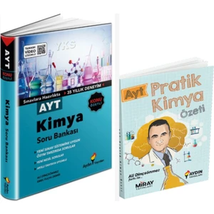 Aydın Yayınları AYT Kimya Soru Bankası & AYT Pratik Kimya Özet Ki