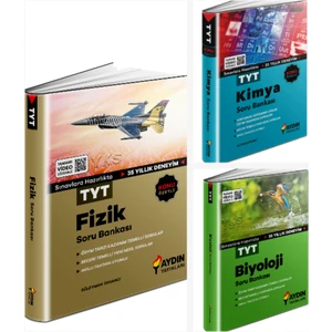 Aydın Yayınları TYT Fizik-Kimya-Biyoloji Soru Bankası