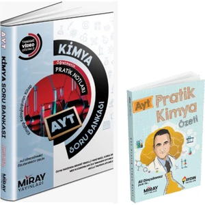 Miray Yayınları AYT Kimya Soru Bankası & AYT Pratik Kimya Özet Kitabı
