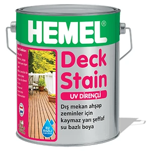 Hemel Deck Stain - Kaydırmaz Yarı Şeffaf Boya ( 2.5 Lt ) Lıght