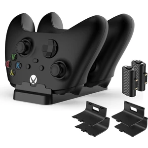 Xbox Serisi X/s/ Xbox-One S ve Xbox-One x Çift Şarj Cihazı Standı Istasyonu