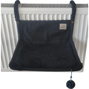 Comfort Kedi Kalorifer Yatağı Siyah