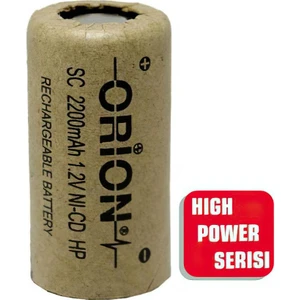 1.2V Ni-Cd Sc 2200 Mah Şarj Edilebilir Pil - Hp