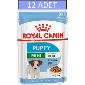 Royal Canin Mini Puppy Soslu Köpek Yaş Maması 12 Adet x 85  gr.