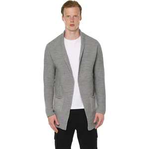 Yırtıklı Uzun Salaş Erkek Hırka