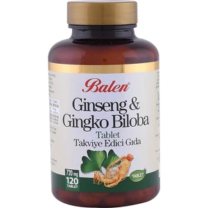 Balen Ginseng & Gingko Biloba Tablet 720MG 120 Tablet