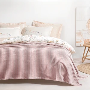 Bedding Holly Wellsoft Battaniye Tek Kişilik - Pudra