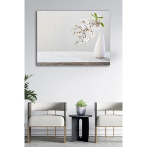 Blok Design Kanvas Tablo Resim Çiçek Temalı Dekoratif Duvar Tablosu