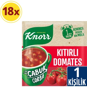 Kıtırlı Domates Çabuk Çorba 22 gr x 18 Adet