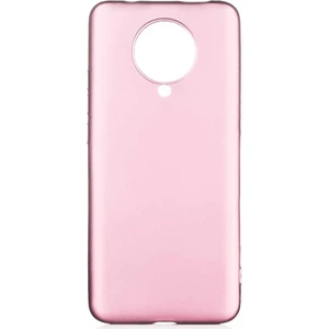 Case 4U Xiaomi Poco F2 Pro Kılıf Klasik Mat Renkli Yumuşak Premier Silikon Rose Gold