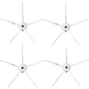 iBrush Roborock S7 Uyumlu 4lü Beyaz Yan Fırça