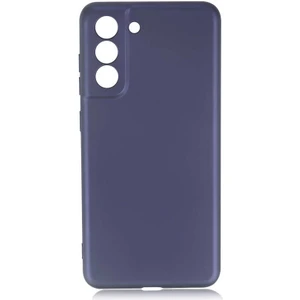 Case 4U Samsung Galaxy S21 fe Uyumlu Kılıf Klasik Mat Renkli Yumuşak Premier Silikon Lacivert