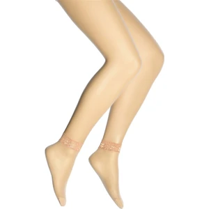 Dantelli Fit 15 Soket Kadın Çorap Ten / 57