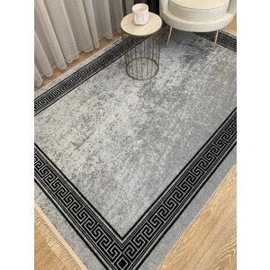 Lorin Şönil Görünüm Lateks Kaymaz Taban Leke Tutmaz Saçaklı Modern Halı