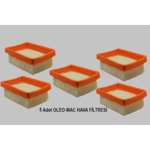 Wolfmac Motorlu Tırpan Oleo Mac Hava Filtresi 753 T 453 Bp 5 Adet