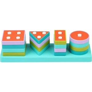 Let's Be Child Lc Oyuncak 30890 Eğitici Geometrik Şekiller Bul-Tak 17 Parça