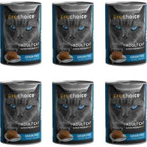 Pro Choice Fish Sardalya ve Hamsili Tahılsız Kedi Konservesi 400 gr x 6 Adet