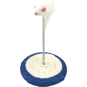 Tırmalamalı Fareli Hacı Yatmaz Kedi Oyuncağı 26X15CM