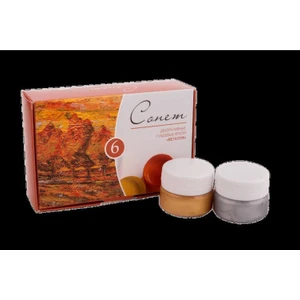 St. Petersburg Sonnet Metalik Guaj Yaldız Boya 6 Renk x 20 ml Set