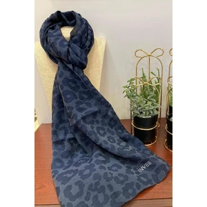 Leopar Şal Indigo 1329