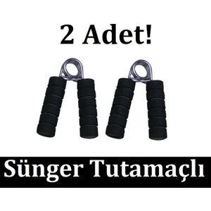Sünger Tutamaçlı El, Bilek, Parmak ve Ön Kol Adale Kuvvetlendirici Deluxe El Yayı Iki Adet