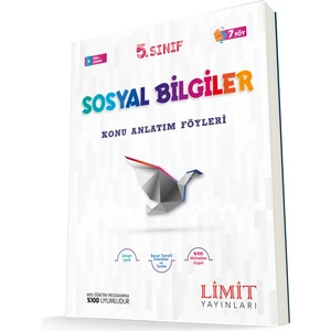 Limit Yayınları 5. Sınıf SoSyal Bilgiler Konu Anlatım Föyleri