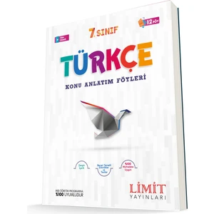 Limit Yayınları 7. Sınıf Türkçe Konu Anlatım Föyleri