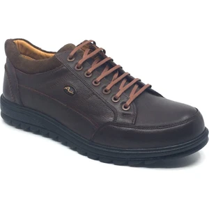 Luis Figo  Deri Erkek Günlük Rahat Kışlık Büyük Numara Ayakkabı 45-46-47-48 46 Kahverengi