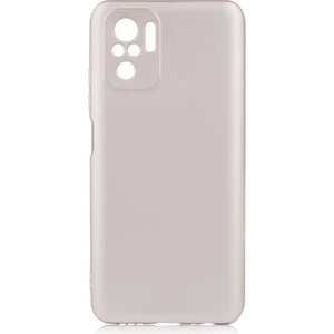 noktaks - Xiaomi Redmi Note 10S - Kılıf Mat Soft Premier Silikon Kapak - Gold