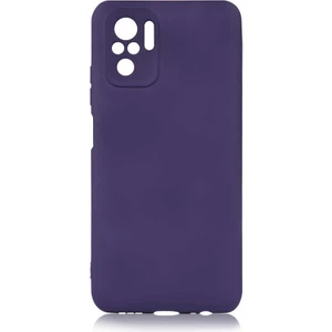 noktaks - Xiaomi Redmi Note 10S - Kılıf Mat Soft Premier Silikon Kapak - Lacivert - T18082