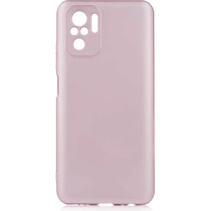 noktaks - Xiaomi Redmi Note 10S - Kılıf Mat Soft Premier Silikon Kapak - Rose Gold