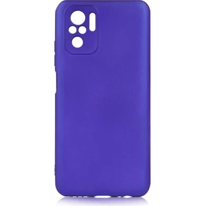 noktaks - Xiaomi Redmi Note 10S - Kılıf Mat Soft Premier Silikon Kapak - Saks Mavi