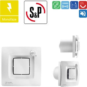 Silent Dual 100 Banyo Wc Sensörlü Egzoz Ortam Havalandırma Fanı Tasarruflu Agmair Sp Agm