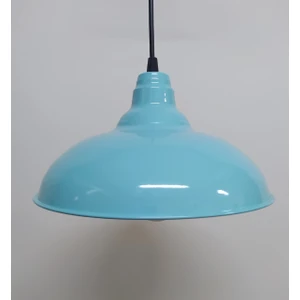 Retro Turkuaz Tekli Metal Sarkıt Çap: 25CM