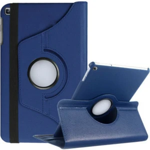 TEKNETSTORE Samsung Galaxy Tab A7 Lite SM-T220 / 225 8.7 Inç Tablet Standlı 360° Dönebilen Deri Kılıf Leather Case